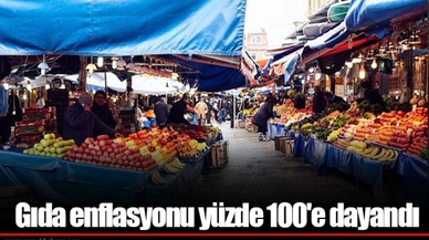 Gıda enflasyonu yüzde 100'e dayandı
