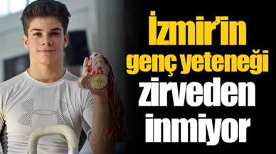 İzmir’in genç yeteneği zirveden inmiyor