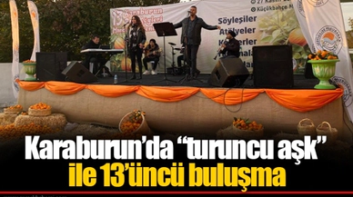 Karaburun’da “turuncu aşk” ile 13’üncü buluşma