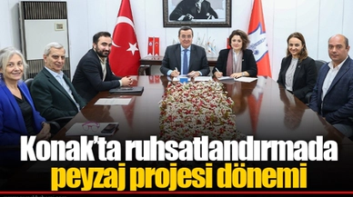 Konak’ta ruhsatlandırmada peyzaj projesi dönemi