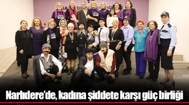 Narlıdere’de, kadına şiddete karşı güç birliği