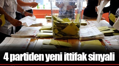 4 partiden yeni ittifak sinyali