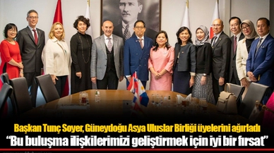Başkan Tunç Soyer, Güneydoğu Asya Uluslar Birliği üyelerini ağırladı