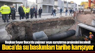 Buca’da su baskınları tarihe karışıyor