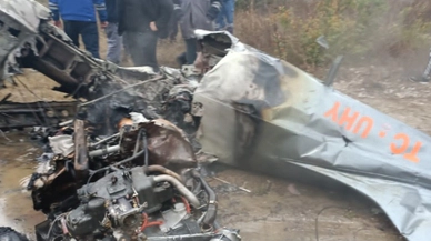Bursa'da tek motorlu uçak düştü: 2 ölü