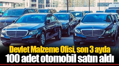 Devlet Malzeme Ofisi, son 3 ayda 100 adet otomobil satın aldı
