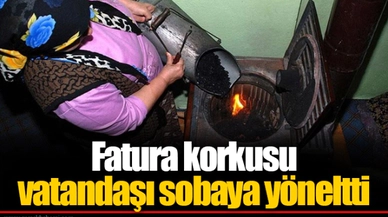 Fatura korkusu vatandaşı sobaya yöneltti