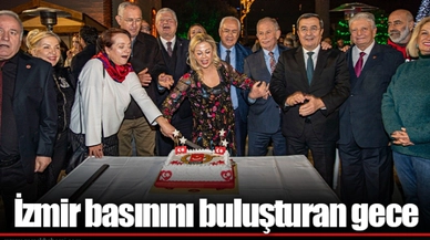 İzmir basınını buluşturan gece