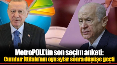 MetroPOLL’ün son seçim anketi: Cumhur İttifakı’nın oyu aylar sonra düşüşe geçti