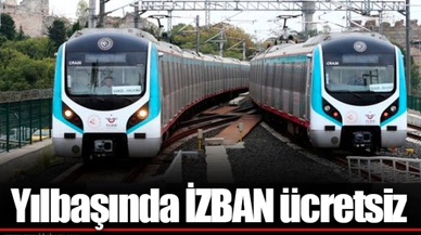 Yılbaşında İZBAN ücretsiz