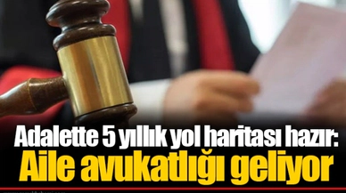 Adalette 5 yıllık yol haritası hazır: Aile avukatlığı geliyor