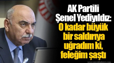 AK Partili Şenel Yediyıldız: O kadar büyük bir saldırıya uğradım ki, feleğim şaştı