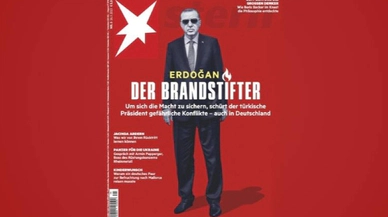 Alman dergisinin "Kundakçı Erdoğan" kapağına AK Parti'den tepki