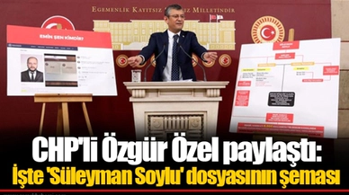 CHP'li Özgür Özel paylaştı: İşte 'Süleyman Soylu' dosyasının şeması