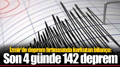 İzmir’de deprem fırtınasında korkutan bilanço: Son 4 günde 142 deprem