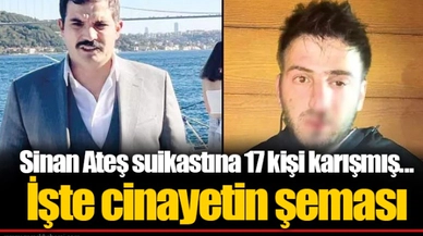 Sinan Ateş suikastına 17 kişi karışmış... İşte cinayetin şeması
