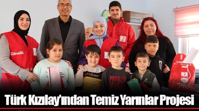 Türk Kızılay’ından Temiz Yarınlar Projesi