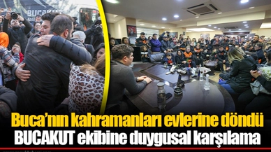 Buca’nın kahramanları evlerine döndü