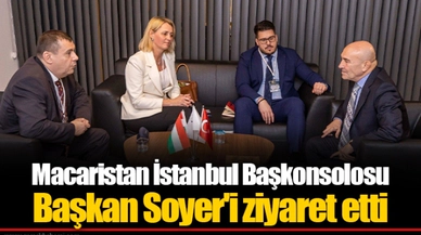 Macaristan İstanbul Başkonsolosu Başkan Soyer'i ziyaret etti