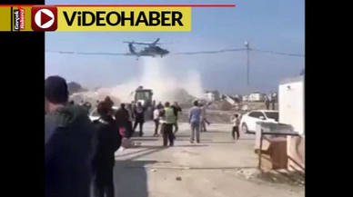 Asbestli hafriyat yığınını çadır kentin yanına döktüler