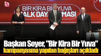 Başkan Soyer, "Bir Kira Bir Yuva" kampanyasına yapılan bağışları açıkladı