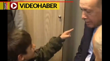Görüşme sırasında depremzede bir çocuk: “Sana Tayyip dede diyeceğiz”