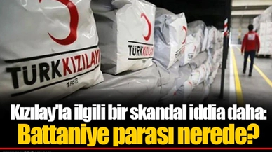 Kızılay'la ilgili bir skandal iddia daha: Battaniye parası nerede?
