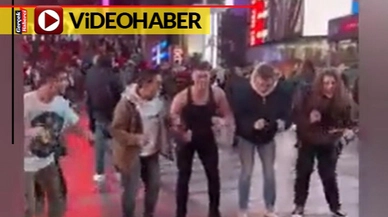 Muharrem İnce'nin dansı Times Meydanı'na ulaştı