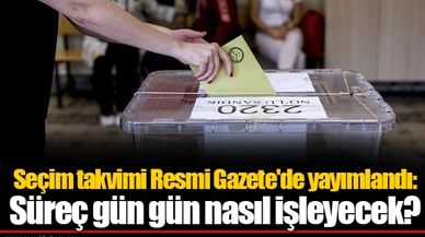 Seçim takvimi Resmi Gazete'de yayımlandı: Süreç gün gün nasıl işleyecek?