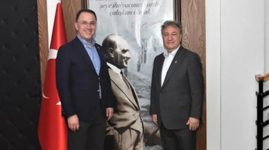 Başkan İduğ Beylikdüzülü mevkidaşını ağırladı: "Bornovalılar çok şanslı"
