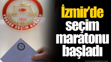 İzmir’de seçim maratonu başladı