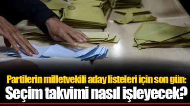 Partilerin milletvekili aday listeleri için son gün: Seçim takvimi nasıl işleyecek?