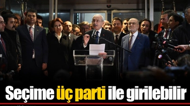 Seçime üç parti ile girilebilir
