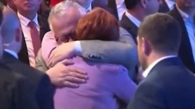 Celal Şengör, Akşener'e sarılıp ağladı