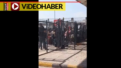 Sığınmacı kaçaklar, geçiş izni verilmeyince isyan çıkardı