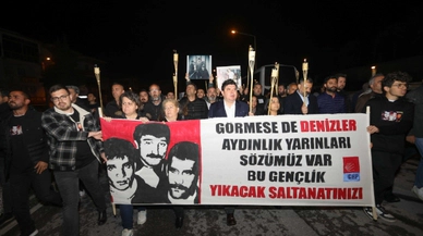 Üç fidan Buca'da anıldı: "Deniz'e, Yusuf'a, Hüseyin'e selam olsun"