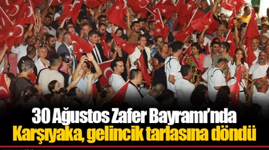 30 Ağustos Zafer Bayramı’nda Karşıyaka, gelincik tarlasına döndü