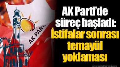 AK Parti’de süreç başladı:  İstifalar sonrası temayül yoklaması