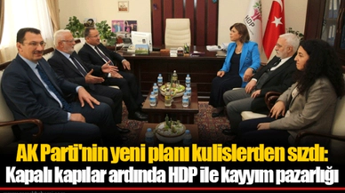 AK Parti'nin yeni planı kulislerden sızdı: Kapalı kapılar ardında HDP ile kayyım pazarlığı