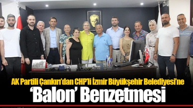 AK Partili Çankırı’dan CHP’li İzmir Büyükşehir Belediyesi’ne ‘Balon’ Benzetmesi