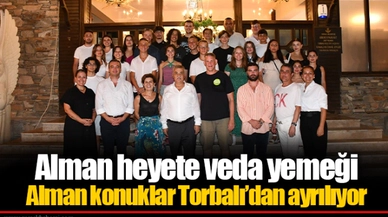 Alman heyete veda yemeği