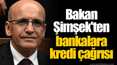 Bakan Şimşek'ten bankalara kredi çağrısı