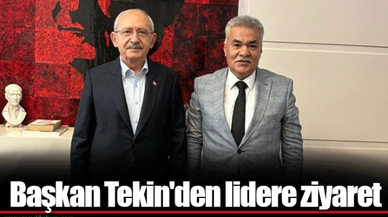 Başkan Tekin'den lidere ziyaret