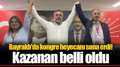 Bayraklı'da kongre heyecanı sona erdi! Kazanan belli oldu