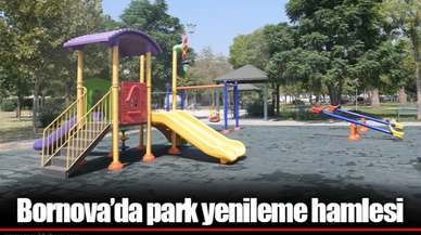 Bornova’da park yenileme hamlesi