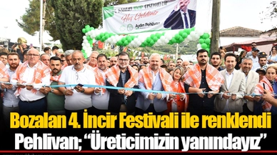Bozalan 4. İncir Festivali ile renklendi... Pehlivan; “Üreticimizin yanındayız” 