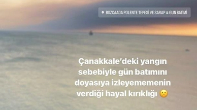 Çanakkale'deki Yangın Yüzünden Gün Batımını İzleyemediğini Söyleyen Kişi Bu Kadar Vicdansızlık Olmaz Dedirtti