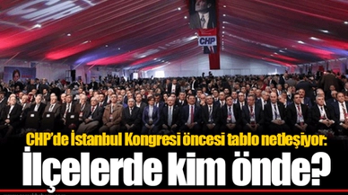 CHP’de İstanbul Kongresi öncesi tablo netleşiyor: İlçelerde kim önde?