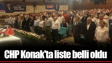CHP Konak'ta liste belli oldu
