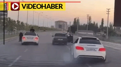 Düğün konvoyunda drift pahalıya mal oldu